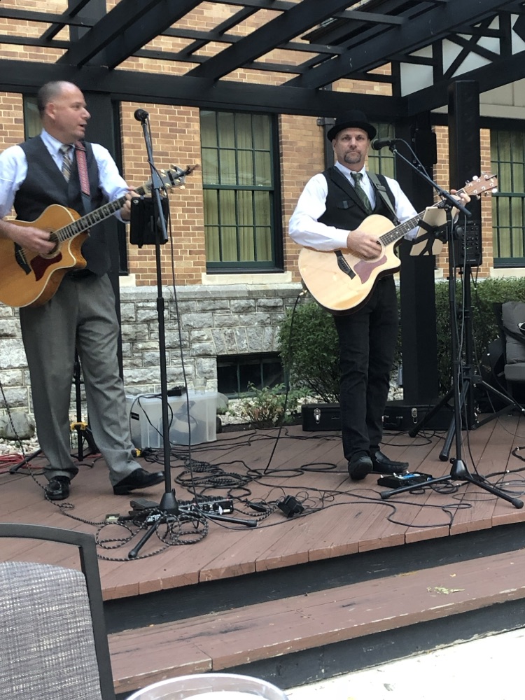 Low Voltage playing a formal event